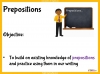 Prepositions - Years 5 and 6 Teaching Resources (slide 2/22)